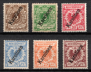 1900 Caroline Islands, German Colonies, Germany (Full Set)
