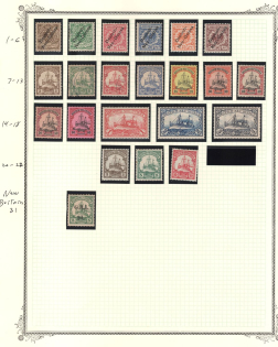 1897-1919 New Guinea, German Colonies, Kaiser’s Yacht, Germany (High CV)