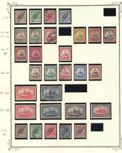 1897-1919 South West Africa, German Colonies, Kaiser’s Yacht, Germany (High CV)