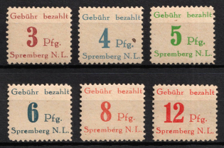 1945 Spremberg (Lower Lusatia), Germany Local Post (Mi. 1 - 6, Full Set, CV $110)