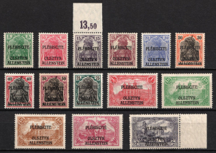 1920 Joining of Olsztyn, Germany (Mi. 1 - 14, Full Set, CV $70, MNH-MLH)