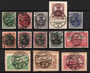 1920 Joining of Olsztyn, Germany (Mi. 15 - 27, Full Set, Used, CV $100)