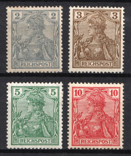 1900 German Empire, Germany (Mi. 53 - 56, CV $30)