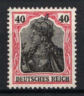1902 40pf German Empire, Germany (Mi. 75, CV $140)