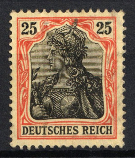 1905-13 25pf German Empire, Germany (Mi. 88 I, CV $60)