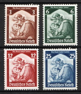 1935 Third Reich, Germany (Mi. 565 - 568, Full Set, CV $140, MNH)