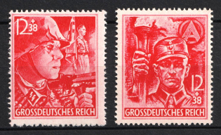 1945 Third Reich, Germany (Mi. 909 - 910, CV $100, MNH)