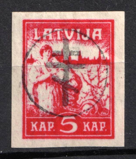 1919 5k West Army, Russia, Civil War (Russika 9 Tt, OFFSET, Signed, CV $65)