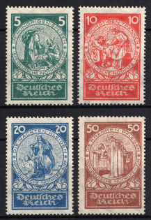 1924 Weimar Republic, Germany (Mi. 351 - 354, Full Set, CV $50)