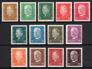 1928 Weimar Republic, Germany (Mi. 410 - 422, Full Set, Signed, CV $140)