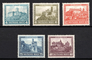 1932 Weimar Republic, Germany (Mi. 474 - 478, Full Set, CV $60)