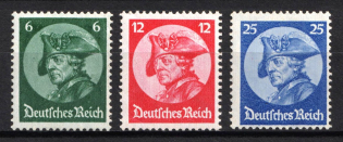 1933 Third Reich, Germany (Mi. 479 - 481, Full Set, CV $70)