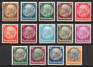 1933 Third Reich, Germany (Mi. 482 - 495, Full Set, CV $240)