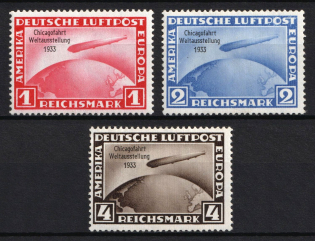 1933 Third Reich, Germany, Airmail (Full Set)