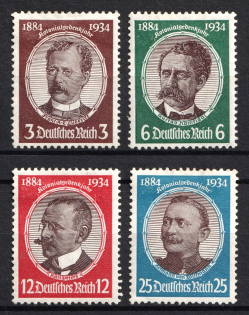 1934 Third Reich, Germany (Mi. 540 - 543, Full Set, CV $30)