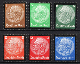 1934 Third Reich, Germany (Mi. 548 - 553, Full Set, CV $170)