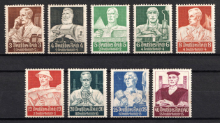 1934 Third Reich, Germany (Mi. 556 - 564, Full Set, CV $190)