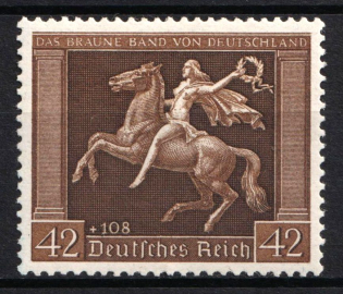 1938 42pf Third Reich, Germany (Mi. 671 y, Full Set, CV $30)