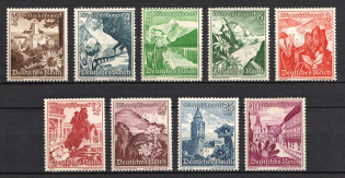 1938 Third Reich, Germany (Mi. 675 - 683, Full Set, CV $30)