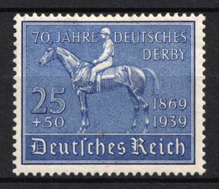 1939 25pf Third Reich, Germany (Mi. 698, Full Set, CV $30)