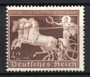 1940 42pf Third Reich, Germany (Mi. 747, Full Set, CV $40)
