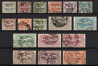 1920 Joining of Upper Silesia, Germany (Mi. 13 - 29, Full Set, Used, CV $30)