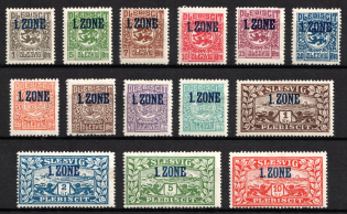 1920 Joining of Schleswig, Germany (Mi. 15 - 28, Full Set, CV $30)