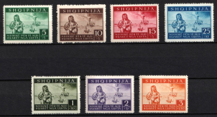 1944 Albania, German Occupation, Germany (Full Set)