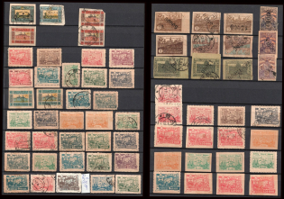 Azerbaijan and Transcaucasian Socialist Soviet Republic, Russia, Civil War, Small Stock of Stamps