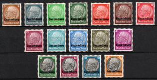 1940 Luxembourg, German Occupation, Germany (Full Set)