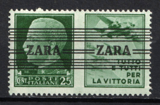 1943 25c Zadar, German Occupation, Germany (Mi. 35 I, CV $60)