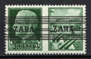 1943 25c Zadar, German Occupation, Germany (Mi. 35 IV, CV $60)