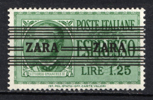 1943 1.25l Zadar, German Occupation, Germany (Mi. 37, Signed, CV $40)