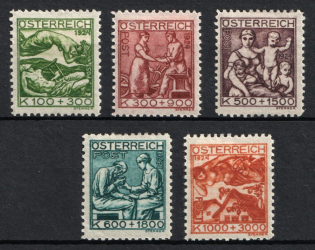 1924 Austria (Full Set)