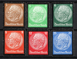 1934 Third Reich, Germany (Full Set, MNH)