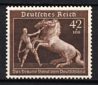 1939 42pf Third Reich, Germany (Full Set, MNH)