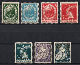 1921 Poland (Full Set, MNH/MH)