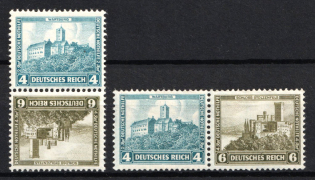 1932 Weimar Republic, Germany, Se-tenants, Zusammendrucke (MNH)