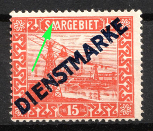 1923 Saar Dot Under 'A'