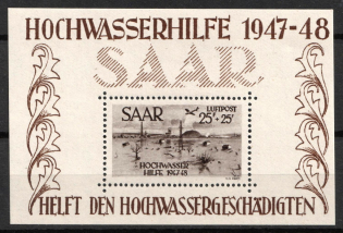 1948 Saar Souvenir Sheet