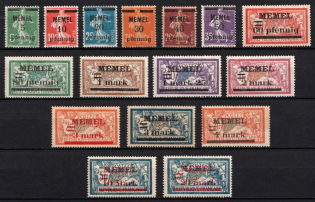1920-22 Memel, Germany (Full Set)