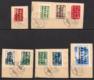 1941 Lithuania on pieces, German Occupation, Germany (Full Set)