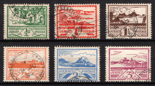 1943-44 Jersey, German Occupation, Germany (Full Set)