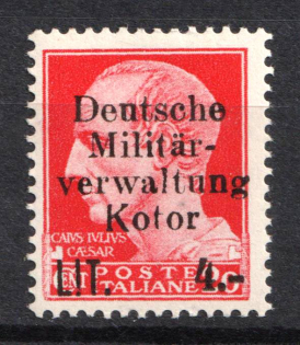 1944 4l Kotor, German Occupation of Bay of Montenegro