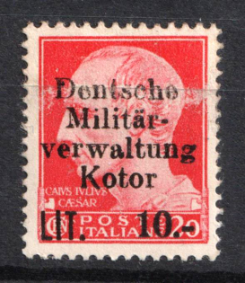 1944 10l Kotor, German Occupation of Bay of Montenegro