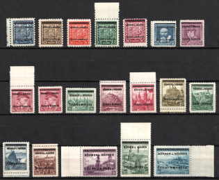 1939 Bohemia and Moravia, Germany (Full Set, Signed)