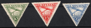 1928 Latvia, Airmail (Full Set)