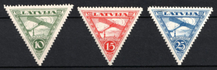 1931 Latvia, Airmail (Full Set)