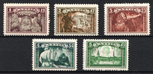 1932 Latvia (Perforated, Full Set)