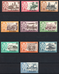1954 Poland (Full Set, MNH/MH)